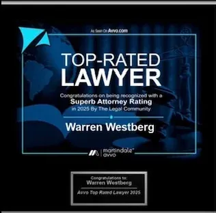 Avvo Top-Rated Lawyer 2025, Warren Westberg