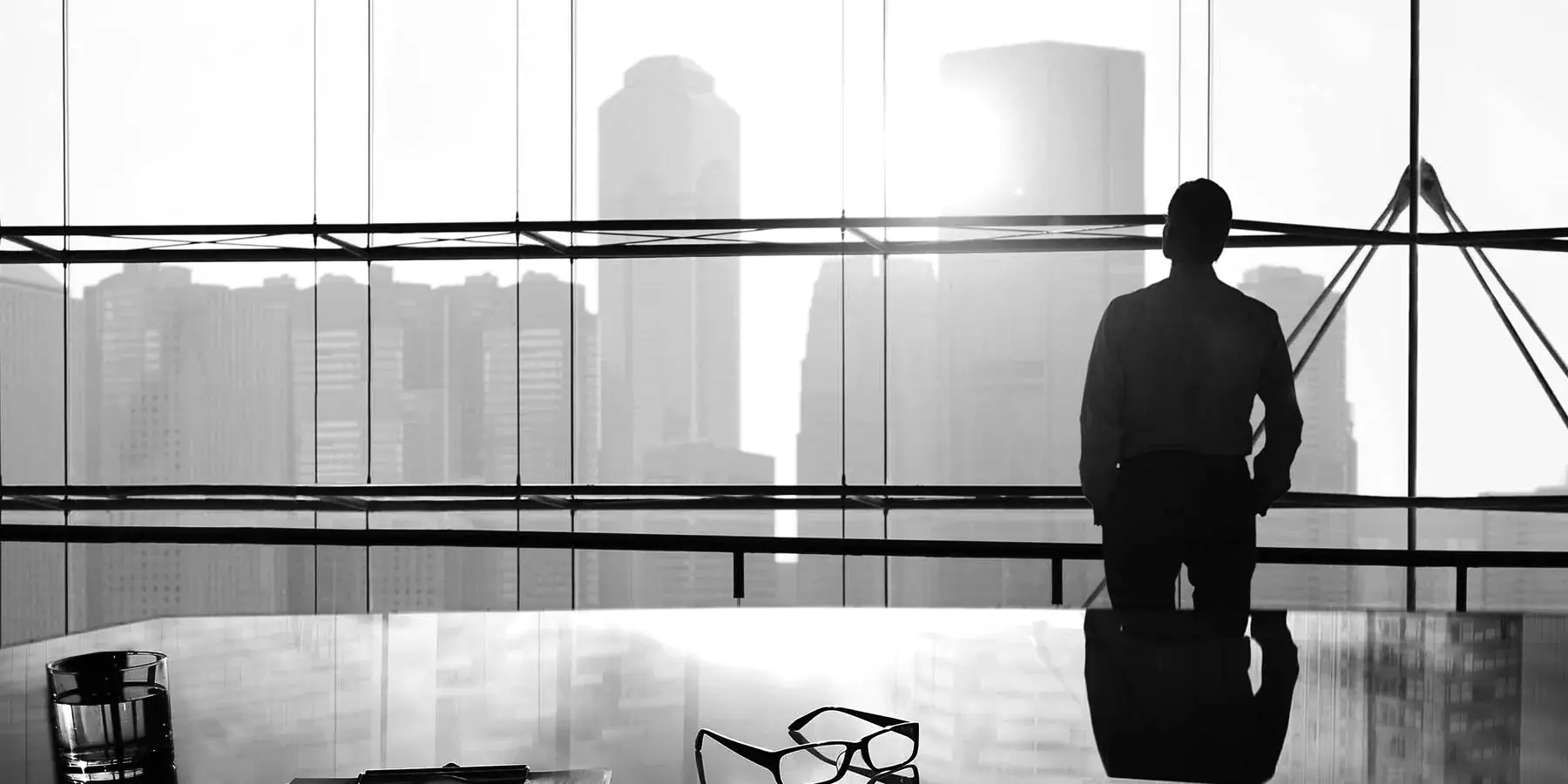 Office overlooking downtown